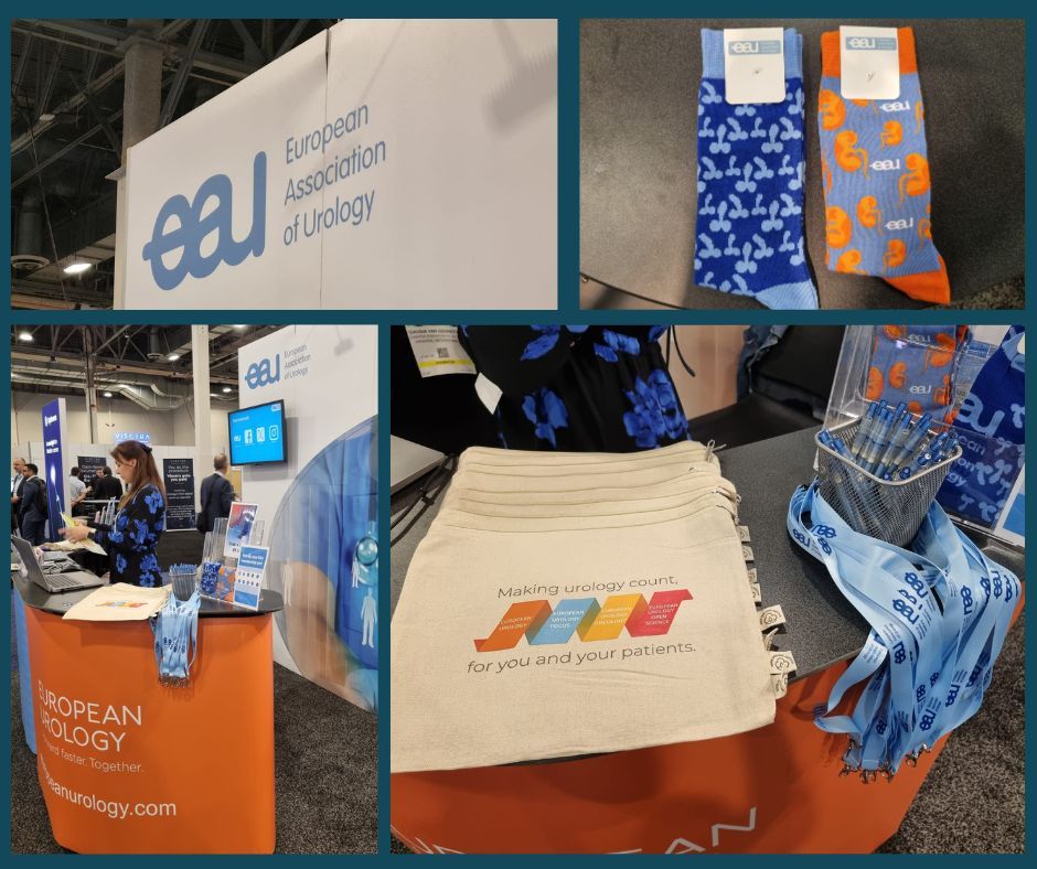 The EAU is at the AUA — and we’ve brought the fun! 🎉

Come find us at Booth 418:
🧦 Buy a pair of our famous Willy Socks
🎁 Grab some awesome swag
📍 Pick up your membership pin
📚 Get your hands on the latest EAU Guidelines

We can’t wait to meet you — stop by, say hi, and