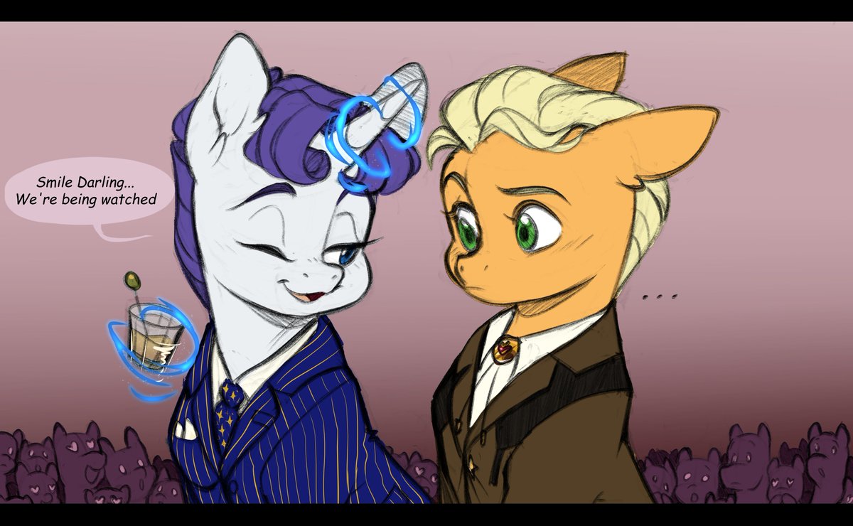 DoodleMarkyMark's tweet image. rarijack in suits