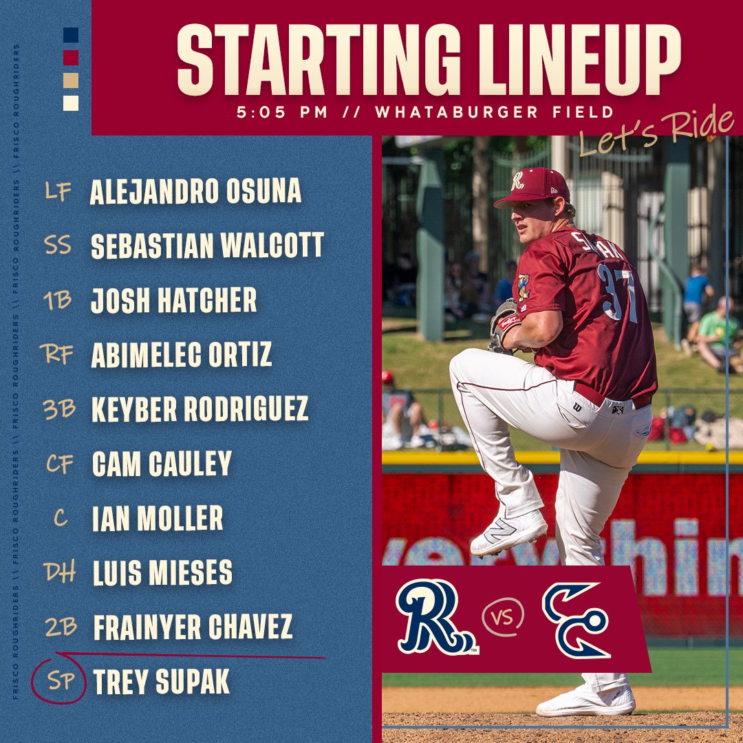 Frisco RoughRiders (@RidersBaseball) / X Frisco RoughRiders (@RidersBaseball) / X