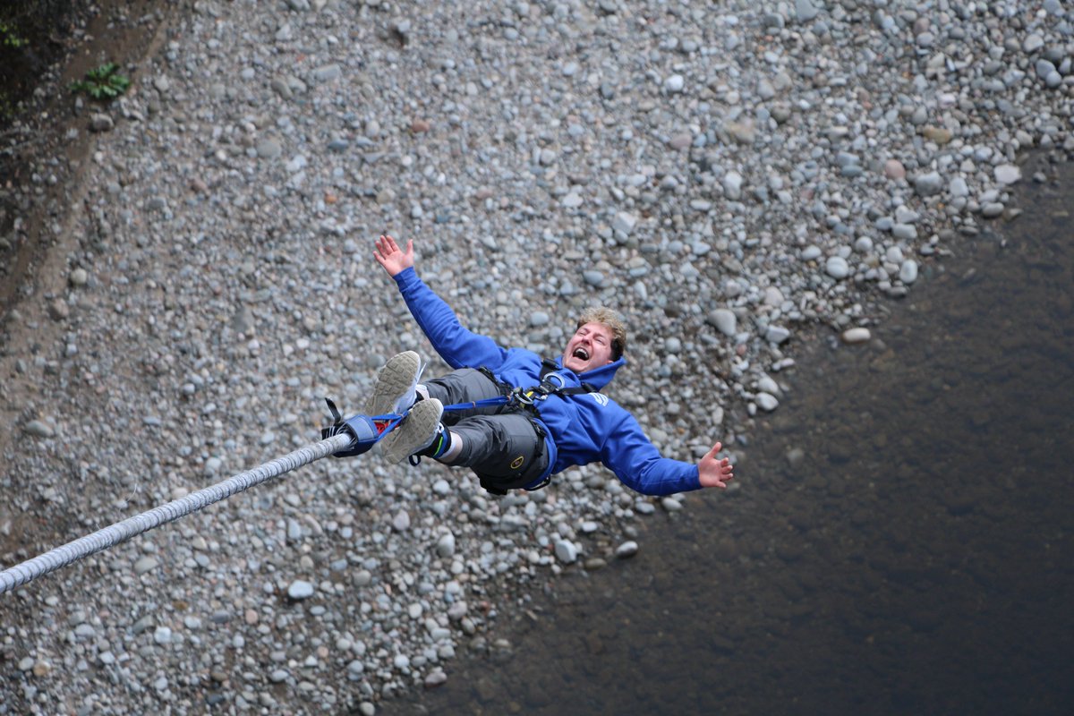 Honestly can't believe we done this conquered a fear of heights by tackling it head on and doing a bungee jump I can't even describe the feeling It is something you really have to experience but man that was something! and to do it with my wifey &amp; friends around me made it even