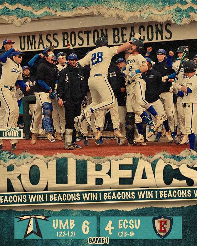 Beacons Win with a score of 6-4. Levine 3 run homerun gave the Beacs the lead in the 7th inning. Kierce gets the win his 3rd of the season. #RollBeacs #FeedTheMeter #FindAWay