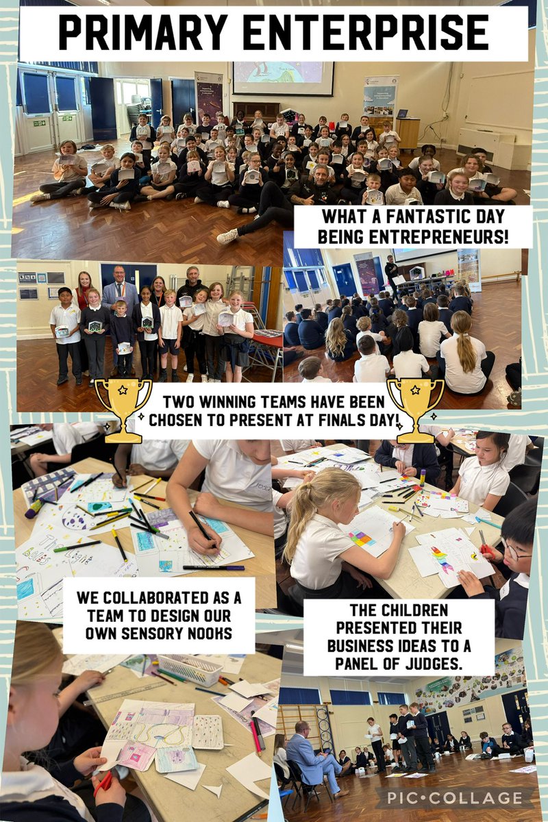 Sandringham School (@_sandringham) on Twitter photo What a fantastic day being entrepreneurs! Year 5 were BUZZING about the <a href="/Primary_Ent/">Primary School Enterprise Challenge</a>
Collaboration, resilience, bravery and creativity. Thank you to Paul for leading the day.
Can’t wait until finals day! 🏆
<a href="/ExceedLP/">Exceed Learning Partnership</a> What a fantastic day being entrepreneurs! Year 5 were BUZZING about the <a href="/Primary_Ent/">Primary School Enterprise Challenge</a>
Collaboration, resilience, bravery and creativity. Thank you to Paul for leading the day.
Can’t wait until finals day! 🏆
<a href="/ExceedLP/">Exceed Learning Partnership</a>