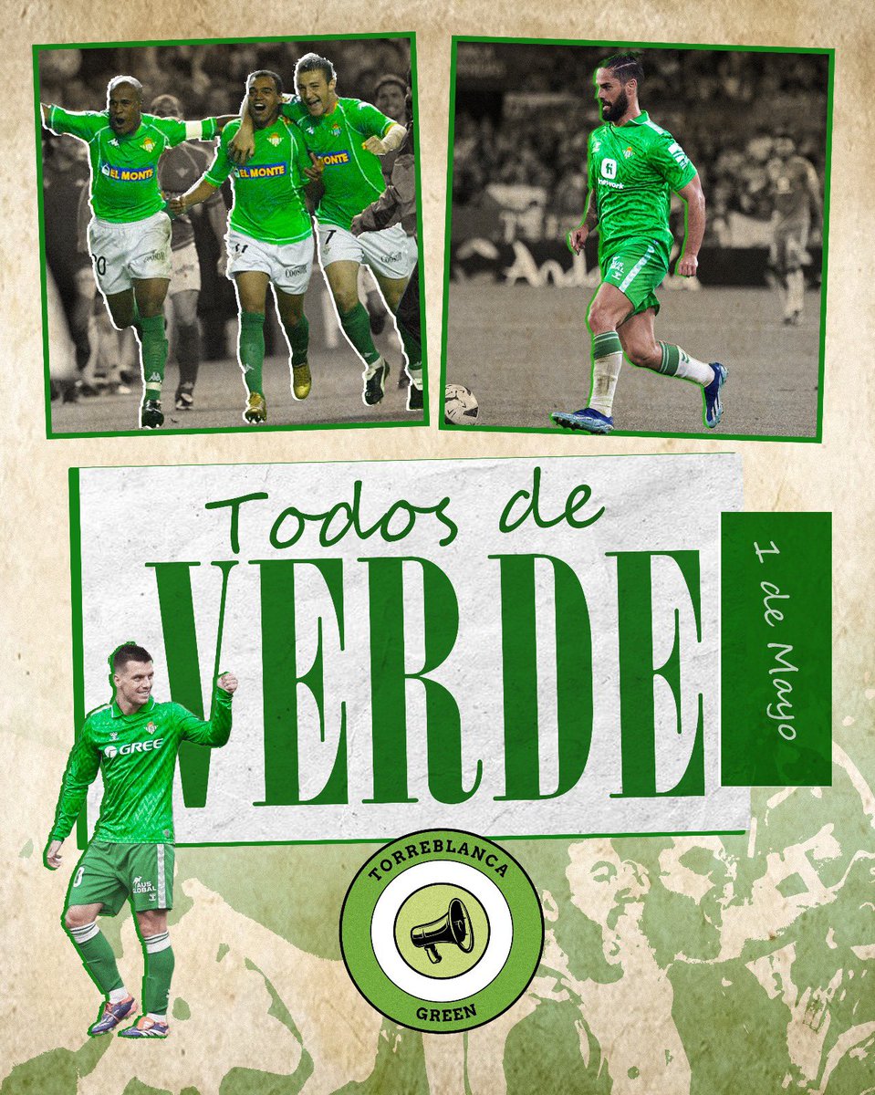 Nos sumamos a la iniciativa 𝐓𝐎𝐃𝐎𝐒 𝐃𝐄 𝐕𝐄𝐑𝐃𝐄.

Este próximo jueves tenemos una cita con la historia en uno de los partidos más importantes de nuestro club.

Momento de ir todos a una y arrimar el hombro. Marquemos el primer gol.

Recuerda, este jueves #TodosDeVERDE 🟢🟢