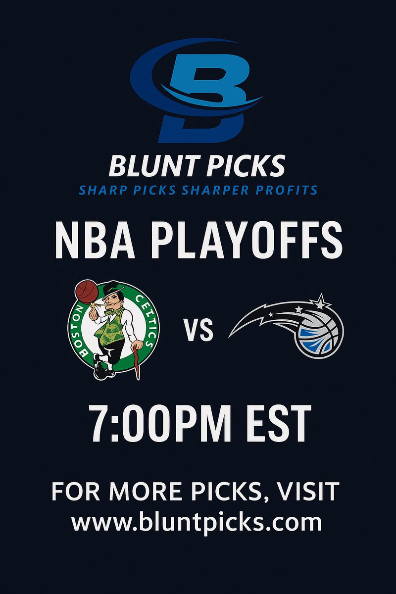 Blunt_Picks's tweet image. Celtics vs Magic. Game’s live.
Winners move. Losers snooze.
Bundle up now: bluntpicks.com
#machinelearningmodels #advancedstatisticaltechniques