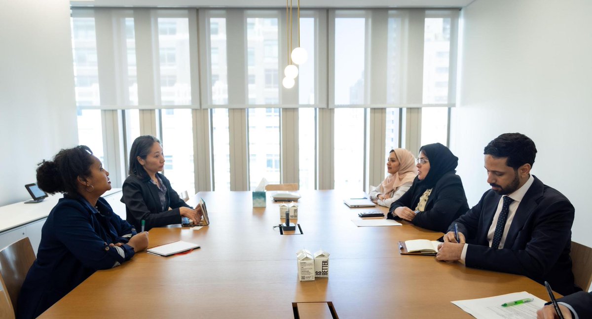 UAE Mission to the UN (@uaemissiontoun) on Twitter photo We met with Kyoko Ono, Deputy Director of the Eastern and Southern Africa Branch at <a href="/UNOCHA/">UN Humanitarian</a>, to discuss the catastrophic humanitarian situation in Sudan.
The UAE remains steadfast in its commitment to alleviating the suffering of the Sudanese people, and strongly condemns and We met with Kyoko Ono, Deputy Director of the Eastern and Southern Africa Branch at <a href="/UNOCHA/">UN Humanitarian</a>, to discuss the catastrophic humanitarian situation in Sudan.
The UAE remains steadfast in its commitment to alleviating the suffering of the Sudanese people, and strongly condemns and