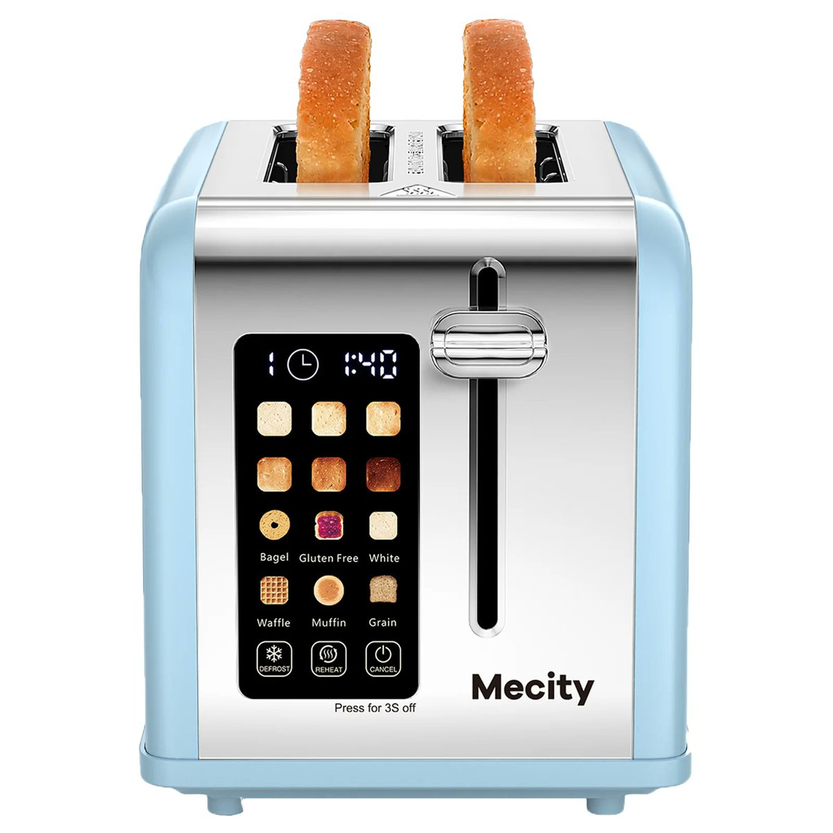 kenedywallass1's tweet image. Mecity Stainless Steel Touchscreen Toaster, 2 Slice, Countdown Timer, 6 Shade Settings, Wide Slots, Reheat/Defrost/Cancel Functions, Removable Crumb Tray, Blue
#touchscreentoaster #SStoaster #Walmart 

walmart.com/ip/Mecity-2-Sl…