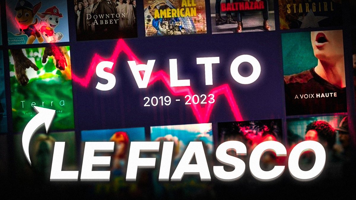 Qui se souvient de SALTO ? La plateforme créée par TF1, M6 et France TV censée concurrencer Netflix. Entre coups de poignard dans le dos et bâtons dans les roues de l’administration, je vous raconte comment SALTO a sombré à la vitesse de l’éclair. À découvrir ici 👇