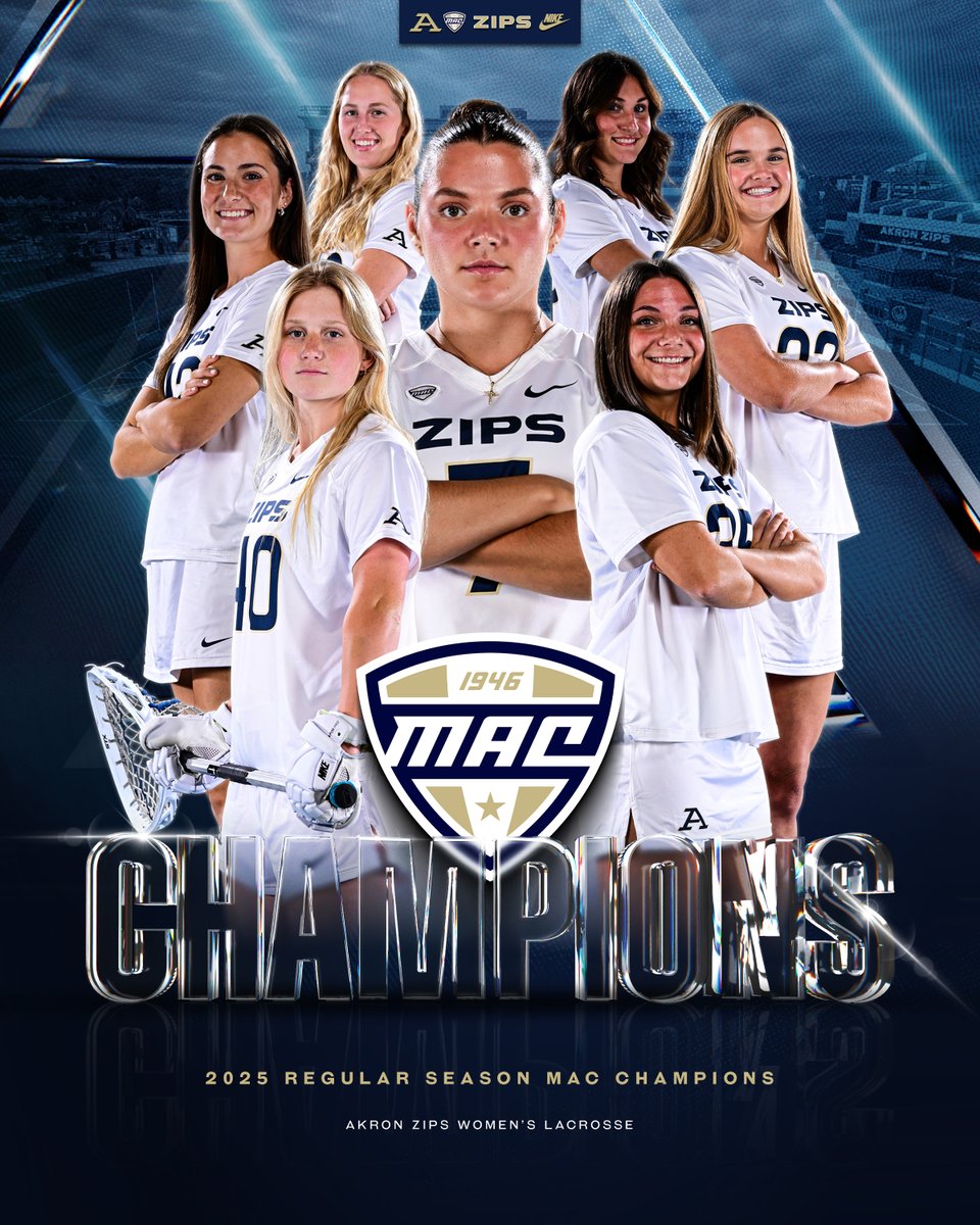 Zips W Lacrosse (@zipswlax) on Twitter photo 2025 MID-AMERICAN CONFERENCE CHAMPIONS!
For the first time in program history <a href="/ZipsWLAX/">Zips W Lacrosse</a> has claimed a <a href="/MACSports/">MACtion</a> Regular Season title on the strength of a 14-12 victory past <a href="/RMUWLacrosse/">RMU Women’s Lacrosse</a> on Senior Day
#GoZips | <a href="/ZipsWLAX/">Zips W Lacrosse</a> 🦘 2025 MID-AMERICAN CONFERENCE CHAMPIONS!
For the first time in program history <a href="/ZipsWLAX/">Zips W Lacrosse</a> has claimed a <a href="/MACSports/">MACtion</a> Regular Season title on the strength of a 14-12 victory past <a href="/RMUWLacrosse/">RMU Women’s Lacrosse</a> on Senior Day
#GoZips | <a href="/ZipsWLAX/">Zips W Lacrosse</a> 🦘