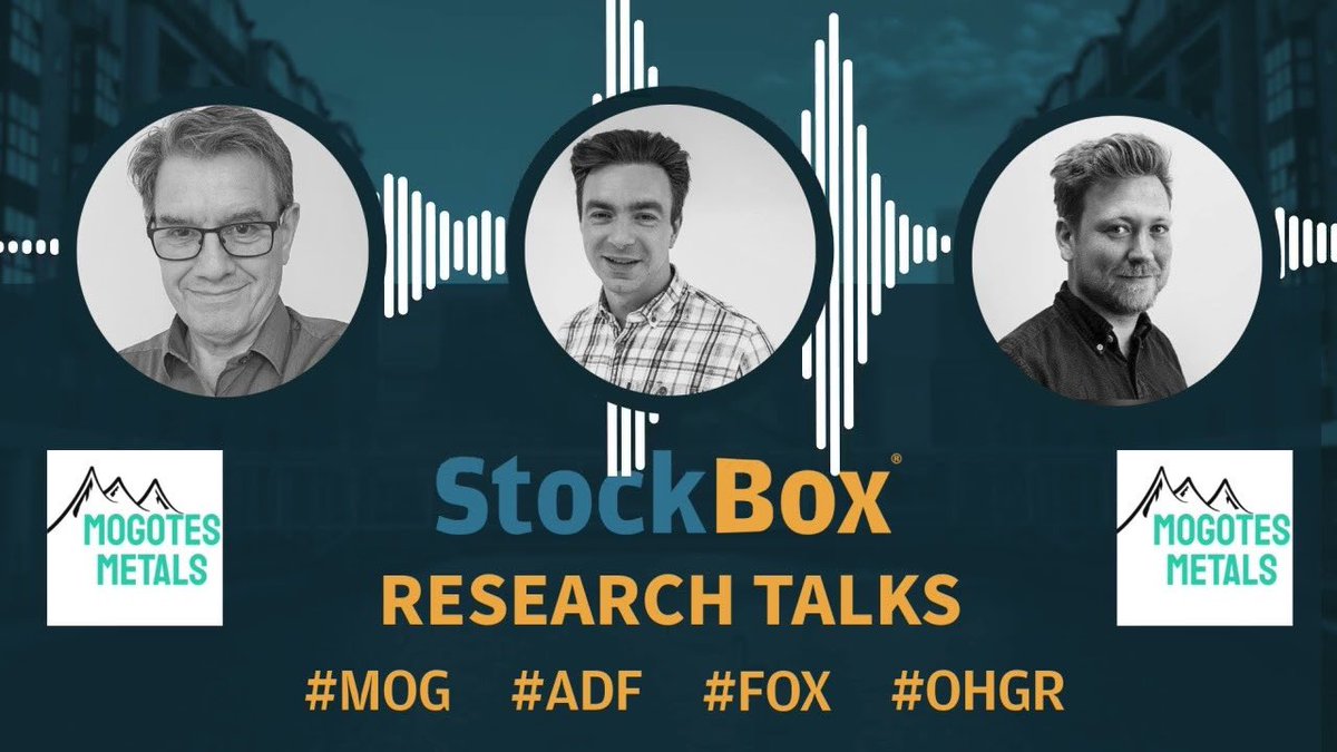 StockBox🎙️📈📽️ (@stockboxmedia) on Twitter photo Tune into the latest #ResearchTalks <a href="/StockBoxMedia/">StockBox🎙️📈📽️</a> podcast with <a href="/MarkEJFairbairn/">Mark EJ Fairbairn</a>, <a href="/Alan__Green/">Alan Green</a> <a href="/Brand_UK/">BrandUK</a> & <a href="/danielflynn92/">Daniel Flynn</a> writer <a href="/Outofthegr/">Out Of The Ground Podcast</a> 🎧👇
LISTEN HERE: youtu.be/djSfE3osmQ4
➡️ <a href="/mogotesmetals/">Mogotes Metals</a> #MOG
➡️ @FacilitiesbyADF #ADF
➡️ <a href="/focusXplore/">focusXplore</a> #FOX
➡️ <a href="/onehealthgroup/">One Health</a> Tune into the latest #ResearchTalks <a href="/StockBoxMedia/">StockBox🎙️📈📽️</a> podcast with <a href="/MarkEJFairbairn/">Mark EJ Fairbairn</a>, <a href="/Alan__Green/">Alan Green</a> <a href="/Brand_UK/">BrandUK</a> & <a href="/danielflynn92/">Daniel Flynn</a> writer <a href="/Outofthegr/">Out Of The Ground Podcast</a> 🎧👇
LISTEN HERE: youtu.be/djSfE3osmQ4
➡️ <a href="/mogotesmetals/">Mogotes Metals</a> #MOG
➡️ @FacilitiesbyADF #ADF
➡️ <a href="/focusXplore/">focusXplore</a> #FOX
➡️ <a href="/onehealthgroup/">One Health</a>
