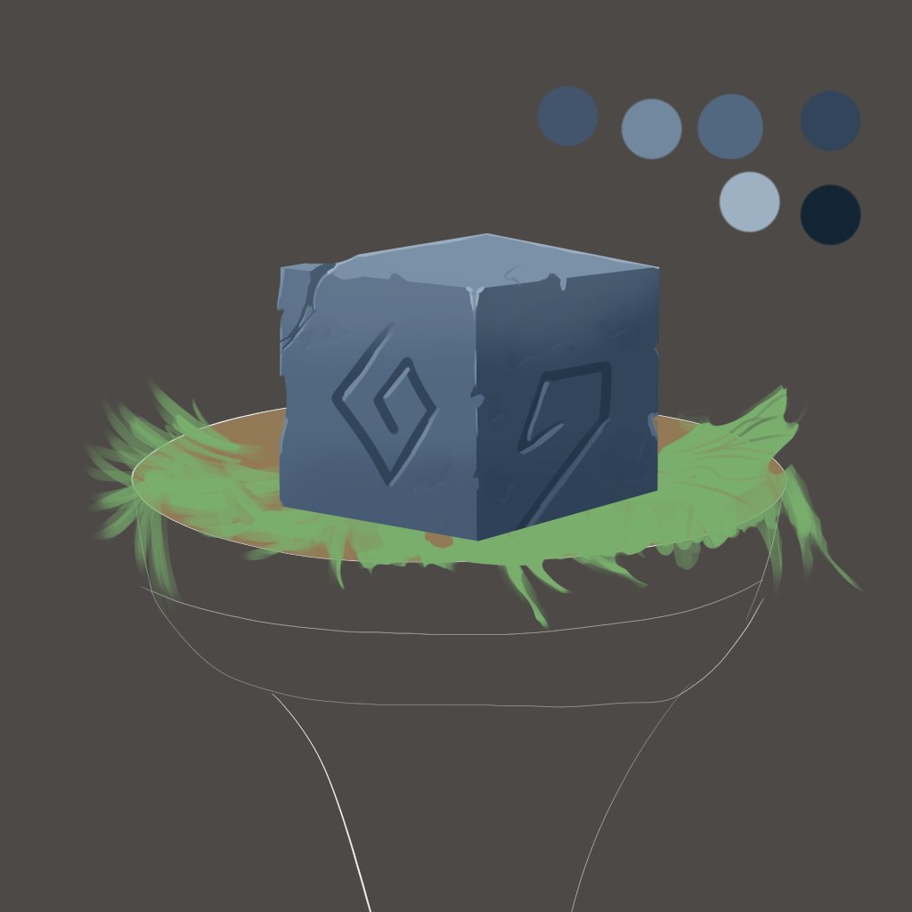 silentTaze's tweet photo. Today I decided to work on painting materials to better hand paint my 3D models, so I followed a tutorial on how to paint stone. I liked the way it turned out. #UEFN #FortniteCreative https://t.co/qSYHXGNWWF