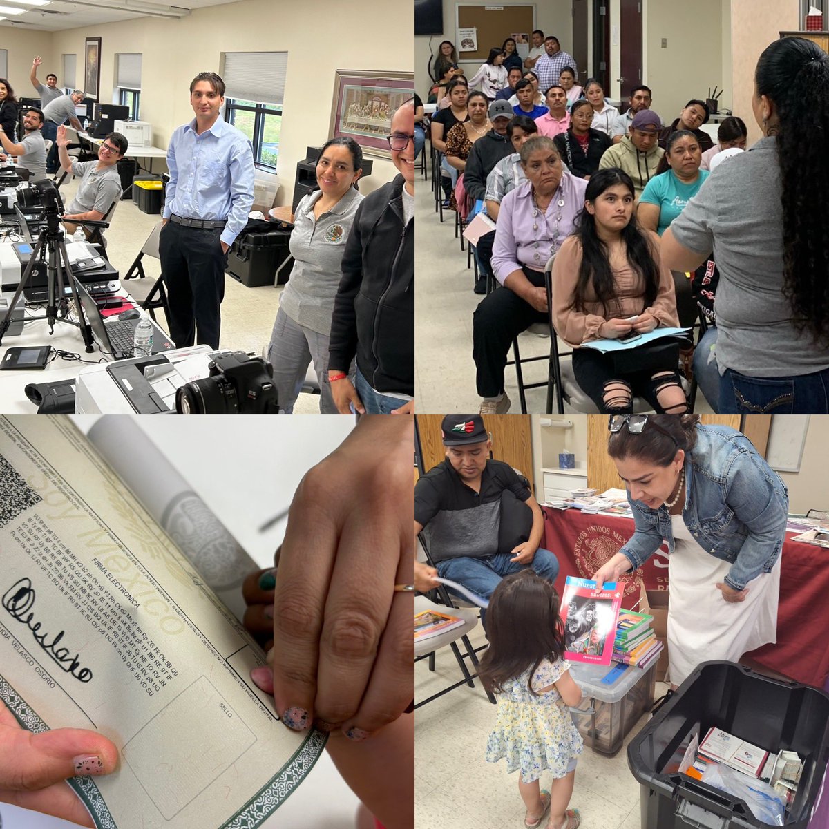 Claudia Velasco (@cvelasco18) on Twitter photo Agradezco a mis incansables colegas de <a href="/ConsulMexRlm/">Consulmex Raleigh</a> que del 21-27 de abril laboraron en <a href="/CityGreenville/">City of Greenville</a> y en @GreenwoodCity
Continuamos atendiendo a nuestra comunidad 🇲🇽 que radica en #CarolinadelSur
En estas ciudades expedimos más de 1,300 documentos <a href="/canito1060/">Oscar Solís</a> <a href="/DenisseFato/">Denisse Fato Aldeco</a> Agradezco a mis incansables colegas de <a href="/ConsulMexRlm/">Consulmex Raleigh</a> que del 21-27 de abril laboraron en <a href="/CityGreenville/">City of Greenville</a> y en @GreenwoodCity
Continuamos atendiendo a nuestra comunidad 🇲🇽 que radica en #CarolinadelSur
En estas ciudades expedimos más de 1,300 documentos <a href="/canito1060/">Oscar Solís</a> <a href="/DenisseFato/">Denisse Fato Aldeco</a>