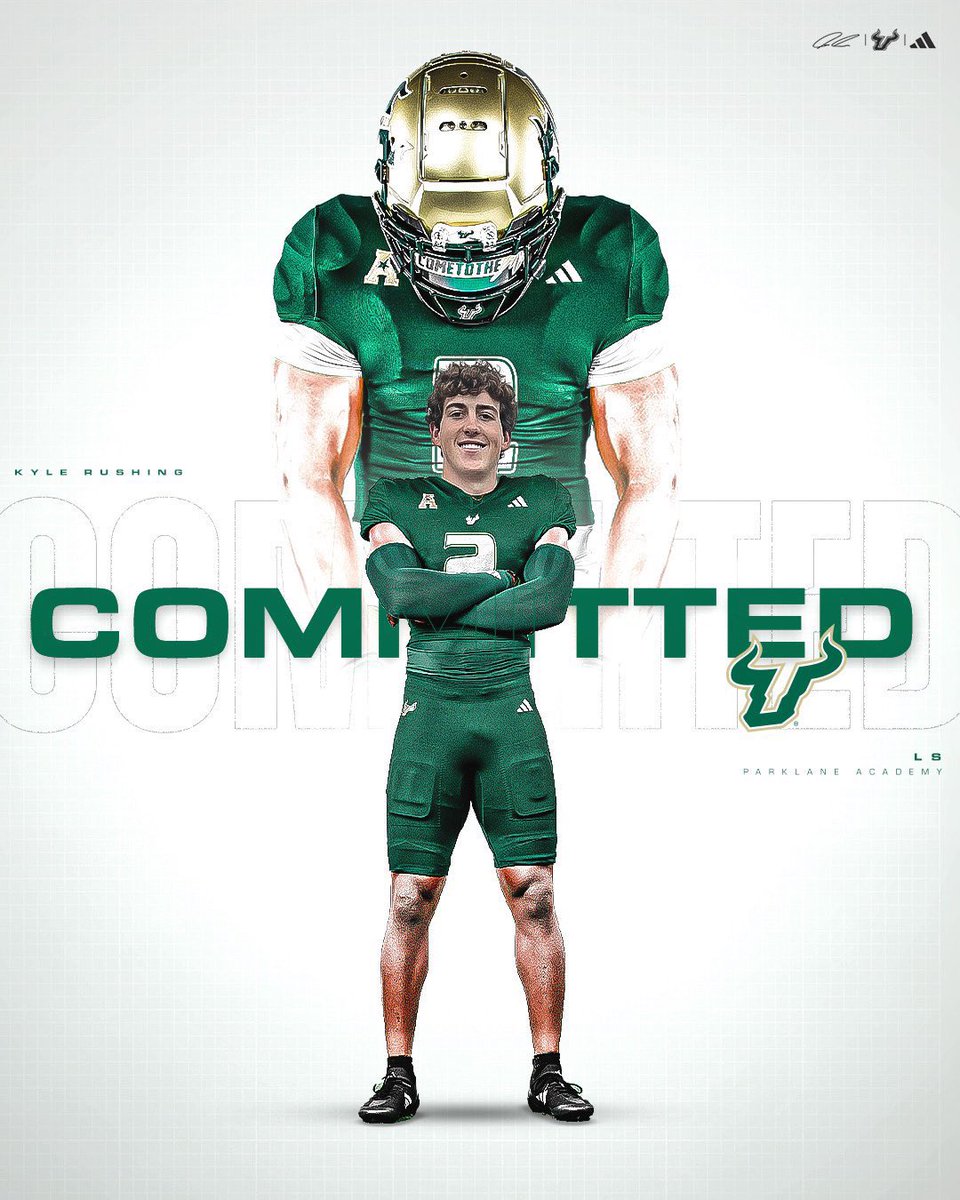 Kornblue Snapping (@kornbluesnappin) on Twitter photo 🚨𝘾𝙤𝙢𝙢𝙞𝙩𝙢𝙚𝙣𝙩 𝘼𝙡𝙚𝙧𝙩!🚨
<a href="/KyleRushing22/">Kyle Rushing</a> —> Full scholarship
#𝐅𝐀𝐁𝟓𝟎 5⭐️ <a href="/KornblueKicking/">Brandon Kornblue</a> <a href="/USArmyBowl/">Military Appreciation Bowl Week</a> <a href="/USFFootball/">USF Football</a> 🚨𝘾𝙤𝙢𝙢𝙞𝙩𝙢𝙚𝙣𝙩 𝘼𝙡𝙚𝙧𝙩!🚨
<a href="/KyleRushing22/">Kyle Rushing</a> —> Full scholarship
#𝐅𝐀𝐁𝟓𝟎 5⭐️ <a href="/KornblueKicking/">Brandon Kornblue</a> <a href="/USArmyBowl/">Military Appreciation Bowl Week</a> <a href="/USFFootball/">USF Football</a>
