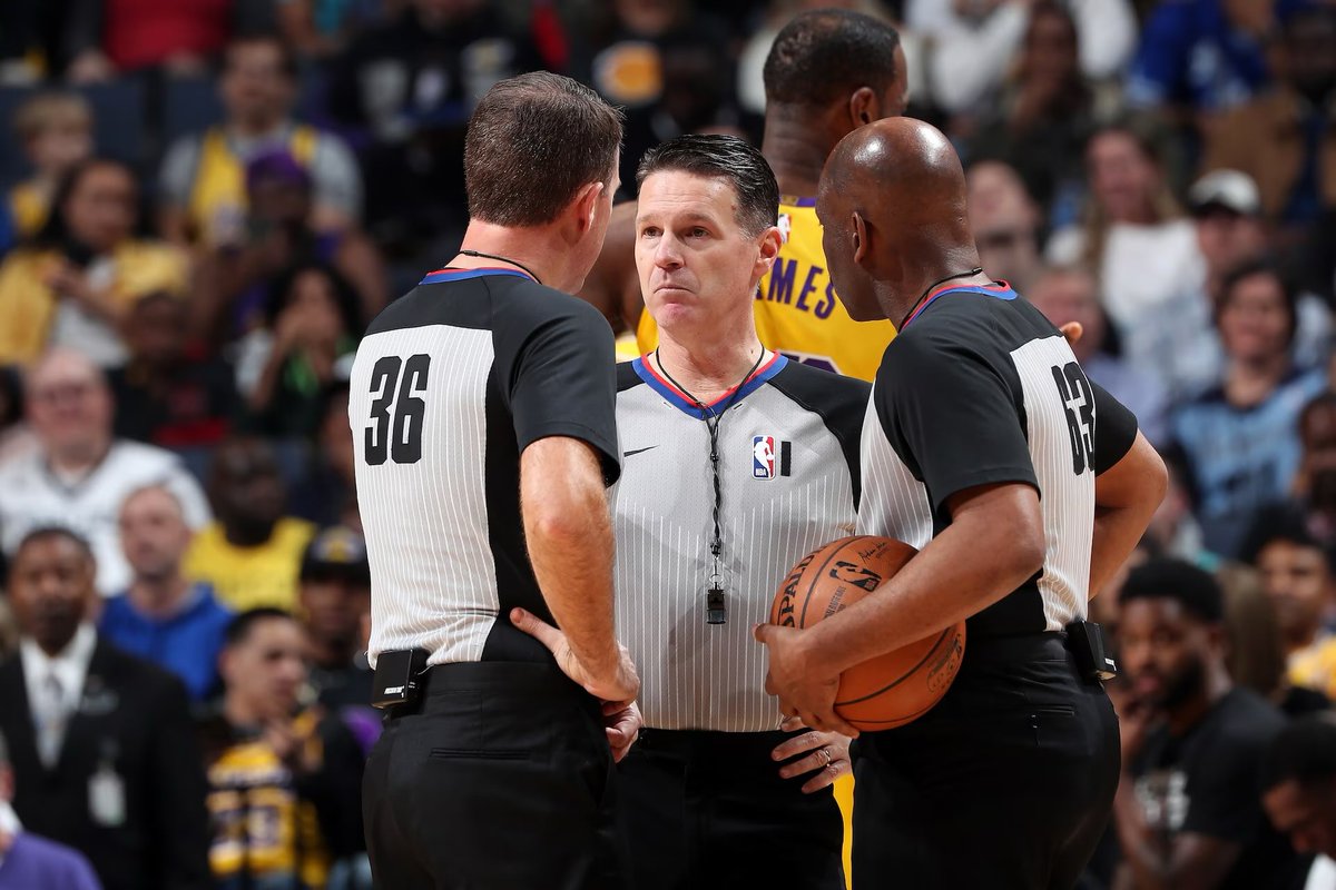 True or false: there is a massive referee problem in the NBA right now