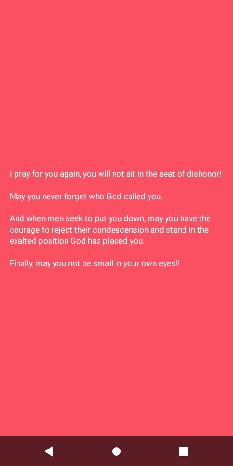 ifunanya_ijeoma's tweet image. MAY I NOT BE SMALL IN MY OWN EYES.

#throughGodseyes
#morethanaConqueror.
#sundayvibes