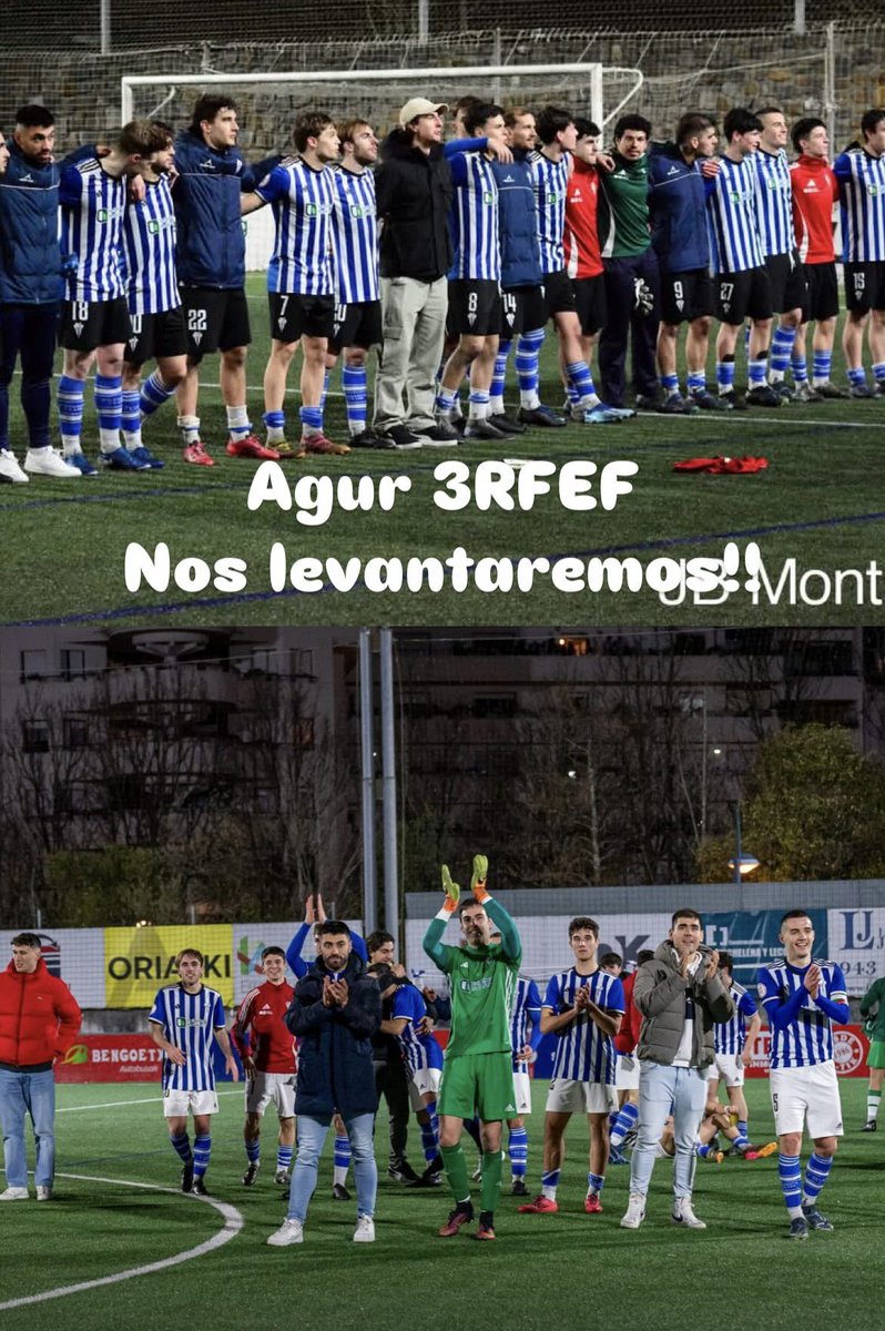 Paduraclub's tweet photo. Después de los resultados de hoy se consuma el descenso

Eskerrik asko a tod@s los que nos han acompañado en Tercera RFEF

Nos levantaremos!!

Gaurko emaitzen ondoren Ohorezko Mailara jaitsi gara

Eskerrik asko Hirugarren RFEFn gurekin egon diren guztioi

Altxatuko gara!! https://t.co/q76Lc2nJao