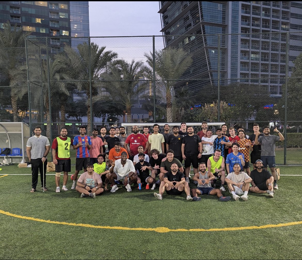 The last time I played organized football, I still called it soccer! Thanks to the FC Cabal and @VandkarAditya for hosting!