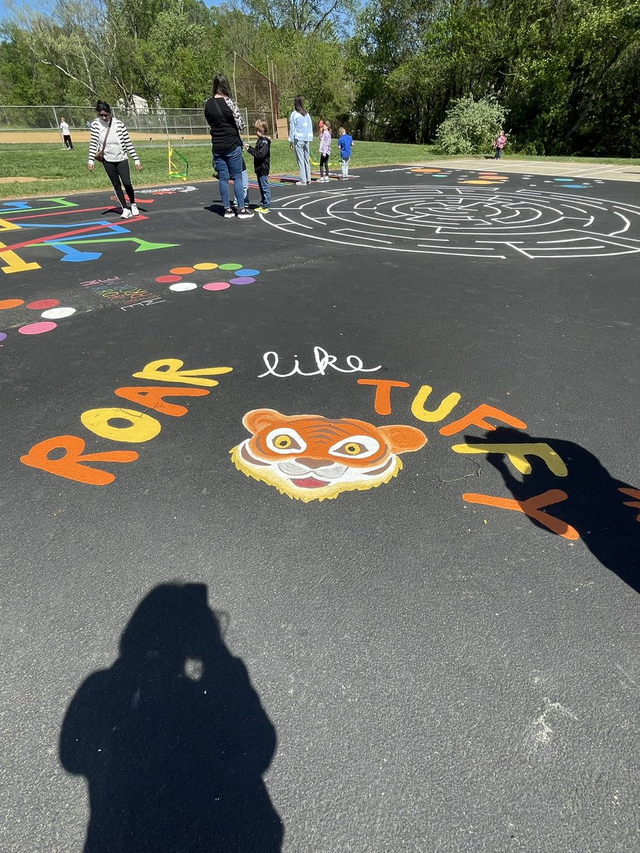 TY to all those who came out for our special Blacktop Ribbon Cutting Ceremony! We are thrilled to introduce a beautiful and engaging play space for our students!