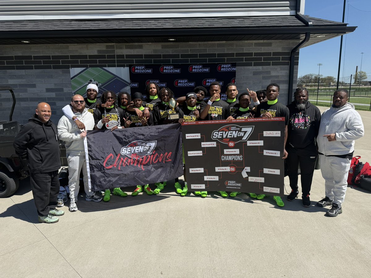 Congrats to 215 Playmakers on capturing the #PRZNationalChampionship 15U title in dominant fashion with an undefeated record. #PRZ7v7