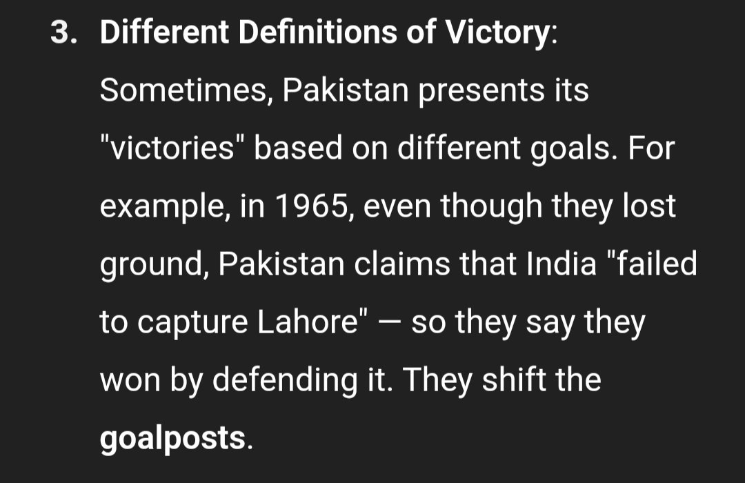 Arihant310's tweet photo. So today I asked chatgpt that why does pakistani denies the fact that all the wars between India and Pakistan have been won by India, and I got Hilarious reply 😂😂
#Pakistan #PKMKB #PahalgamTerroristAttack https://t.co/VX86Nb4rDx
