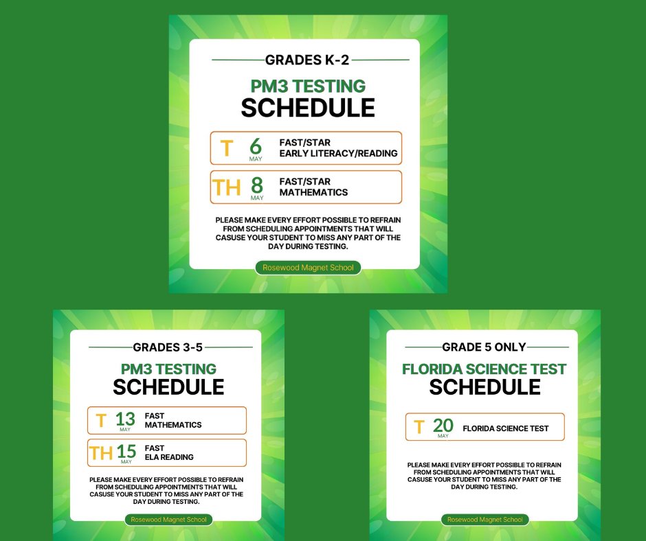 Hi Panthers!
Here are the weekly updates for your review. Let then see you SMILE, it MATTERS!