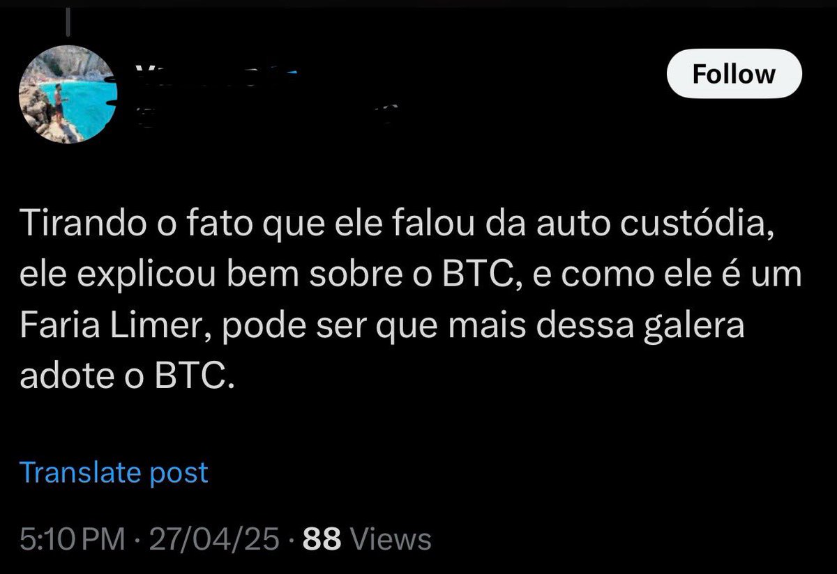 Falar sobre auto-custódia de bitcoin sempre gera polêmica. O último podcast  que gravei com o @mmakersoficial mostra isso.