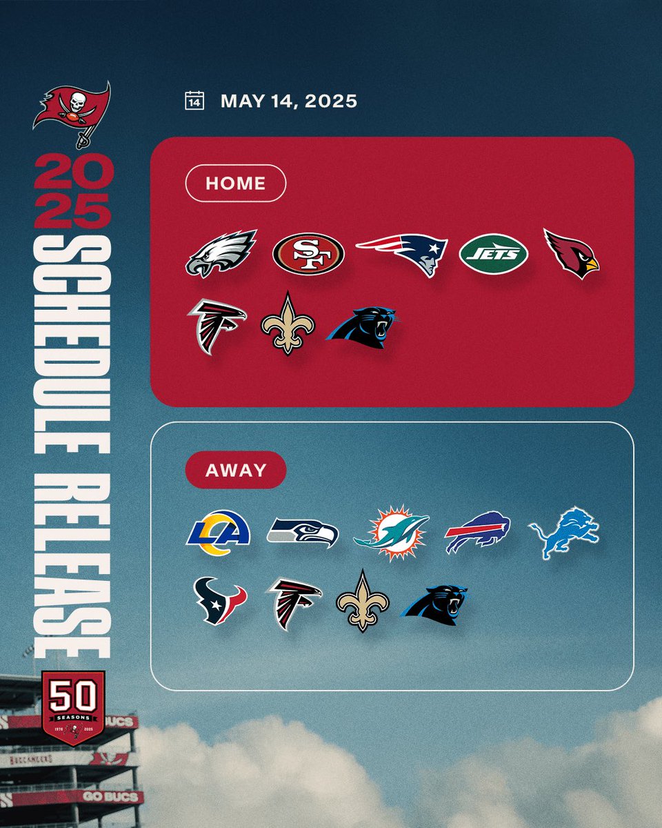 Mark your calendars, Krewe!

The schedule for our 50th Season drops May 14 🗓️