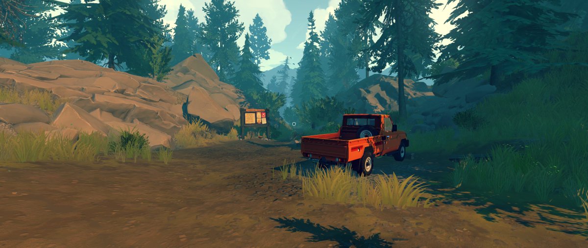 GeysaManoella's tweet image. jogo fofinho que combina com um domingo preguiçoso #Firewatch