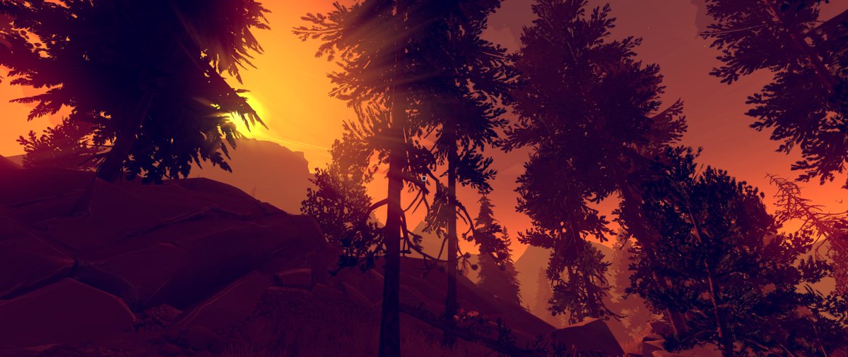 GeysaManoella's tweet image. jogo fofinho que combina com um domingo preguiçoso #Firewatch