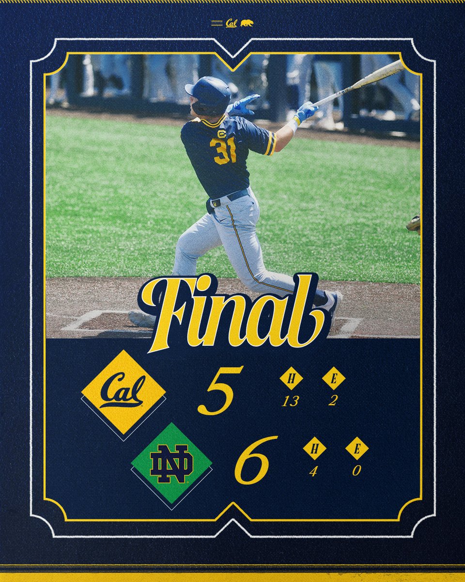 Bears get tying run to third base in top of the ninth before Irish close it out.