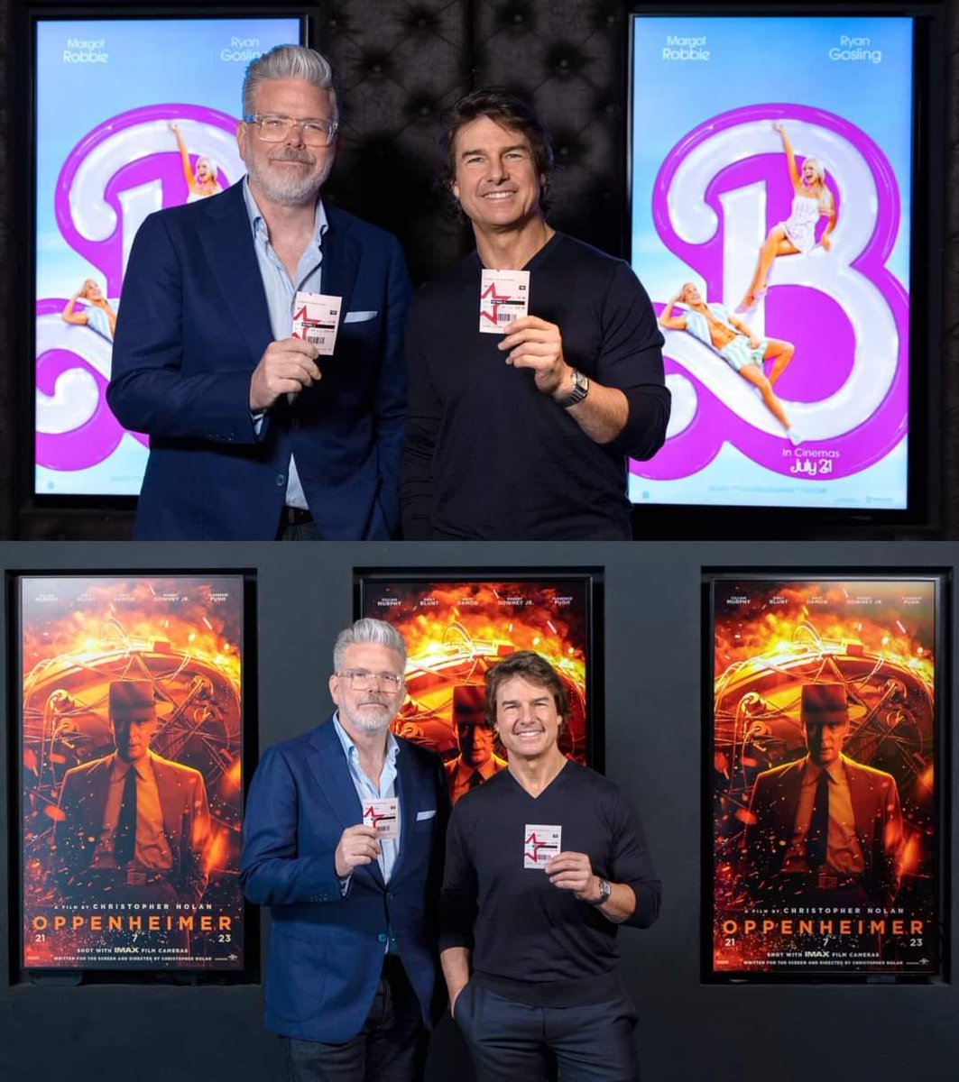 kenzvanunu's tweet image. tom cruise said CINEMA