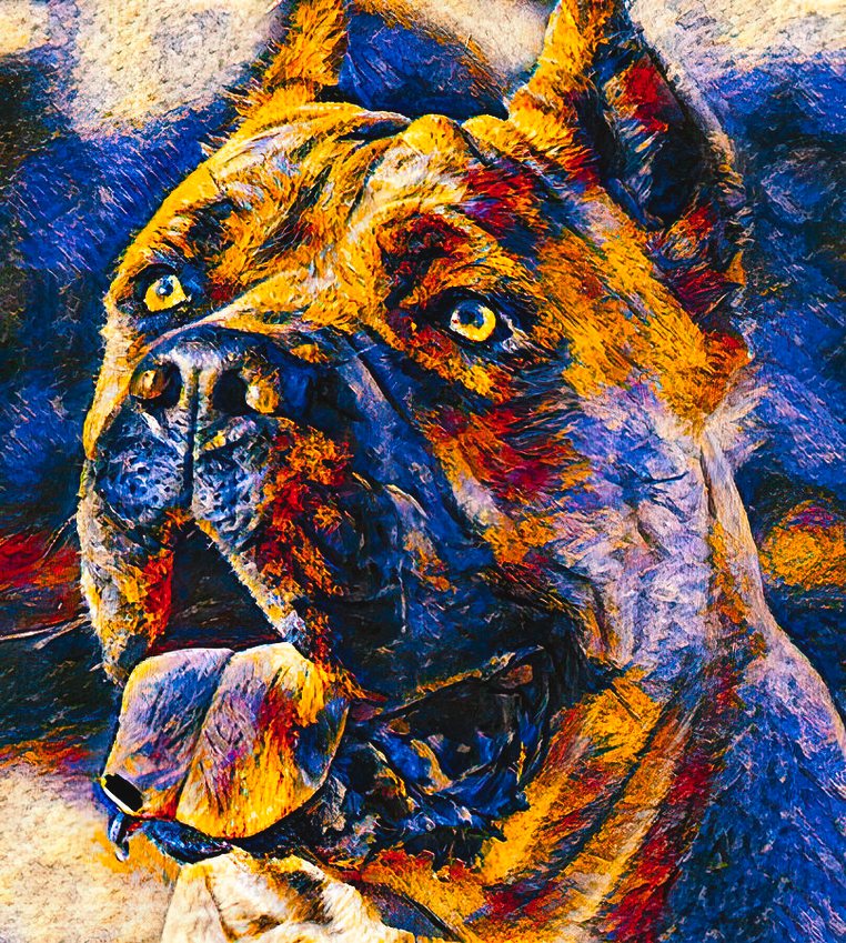 Cane Corso Head - Blue and Orange Colorful Painting   

🌈 nickoprints.com/featured/cane-…

💜 #canecorso #blue #orange #colorful #painting #dog #breed #art #buyintoart #ayearforart #buyart #beautifulart #print #poster #pet #animal #doglovers #colorfulart #vibrant #headshot