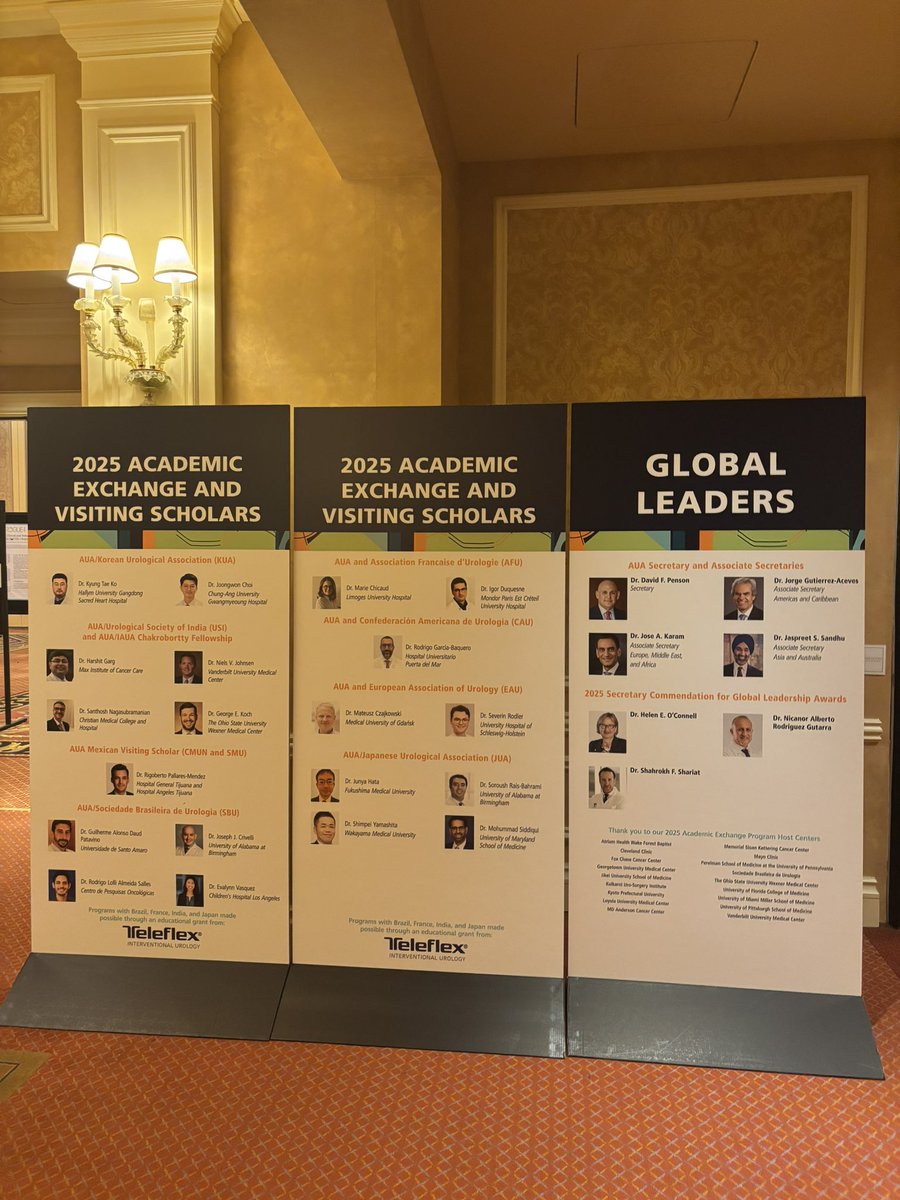 Michael Ernst (@mernsturo) on Twitter photo I love walking around #AUA25 and hearing urologists discussing the next breakthrough finding in other languages
…or maybe they are making dinner plans 🤷♀️
Either way welcome to Las Vegas! 🪩
<a href="/AmerUrological/">Amer. Urol. Assn.</a> I love walking around #AUA25 and hearing urologists discussing the next breakthrough finding in other languages
…or maybe they are making dinner plans 🤷♀️
Either way welcome to Las Vegas! 🪩
<a href="/AmerUrological/">Amer. Urol. Assn.</a>