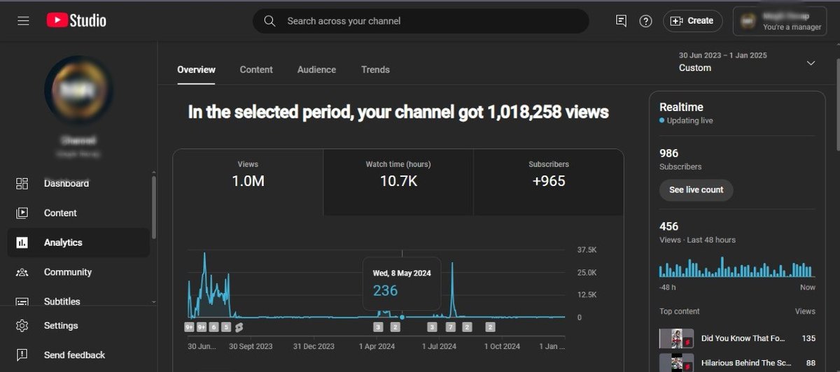 DavidTemi_112's tweet photo. @Temmy_laade I'm very good in this field. I've been managing and growing YouTube accounts for people for some years now. 

I even dropped some accounts I've managed in the past, some of them the owner hasn't been consistent with it like I was. 
But I've grown a lot of channels. https://t.co/qVTuGV3iZC