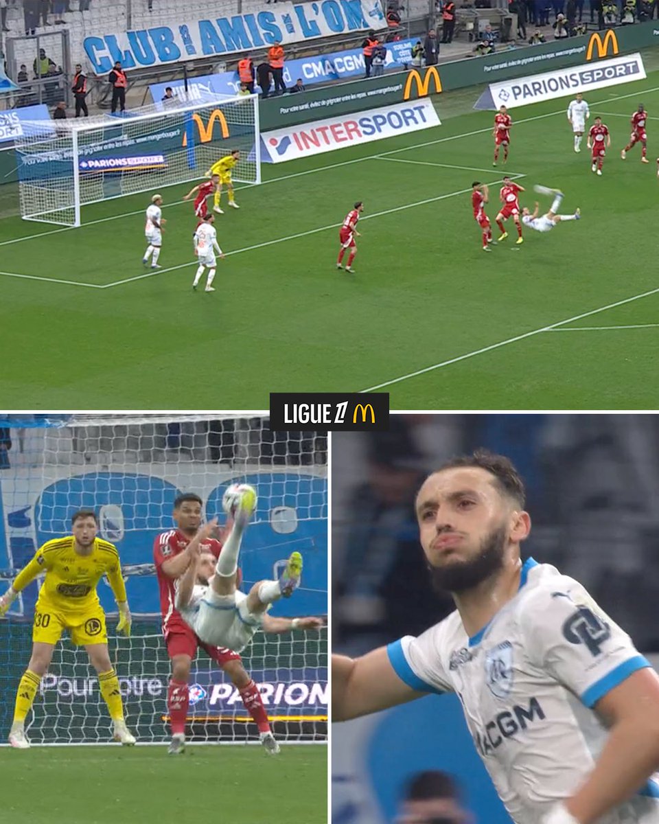 🔴 Incroyable Amine Gouiri, triplé..... dont ce RETOURNÉ 🤭🤭🤭🤭🤭😱😱😱 💪

Une OVATION magnifique du Vélodrome !!! 👏👏👏

#OMSB29 #Gouiri #TeamOM #OMBrest