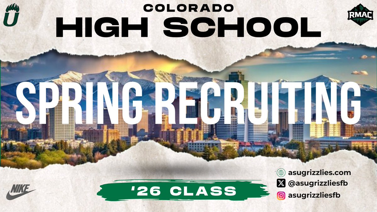 Adams State Football (@asugrizzliesfb) on Twitter photo 2026 Colorado High School student-athletes we will be on the road this week "Hit that follow"
HC/DC/LB: <a href="/CoachGallasASU/">Coach Levi Gallas</a>
OC/QB: <a href="/CoachKyser/">Chase Kyser</a>
ST/WR: <a href="/Coach_Kizewski/">Caleb Kizewski</a>
OL: <a href="/coacholney/">Coach Nic Olney</a>
DL: <a href="/CoachGossageASU/">Coach Nick Gossage</a>
DB: <a href="/CoachPickSixx/">Demari Reynolds</a>
RB/TE: <a href="/CoachZBanner/">Ziere Banner</a>
OLB: <a href="/CoachRowlett/">Daniel Rowlett</a>
#WeUsOur 2026 Colorado High School student-athletes we will be on the road this week "Hit that follow"
HC/DC/LB: <a href="/CoachGallasASU/">Coach Levi Gallas</a>
OC/QB: <a href="/CoachKyser/">Chase Kyser</a>
ST/WR: <a href="/Coach_Kizewski/">Caleb Kizewski</a>
OL: <a href="/coacholney/">Coach Nic Olney</a>
DL: <a href="/CoachGossageASU/">Coach Nick Gossage</a>
DB: <a href="/CoachPickSixx/">Demari Reynolds</a>
RB/TE: <a href="/CoachZBanner/">Ziere Banner</a>
OLB: <a href="/CoachRowlett/">Daniel Rowlett</a>
#WeUsOur