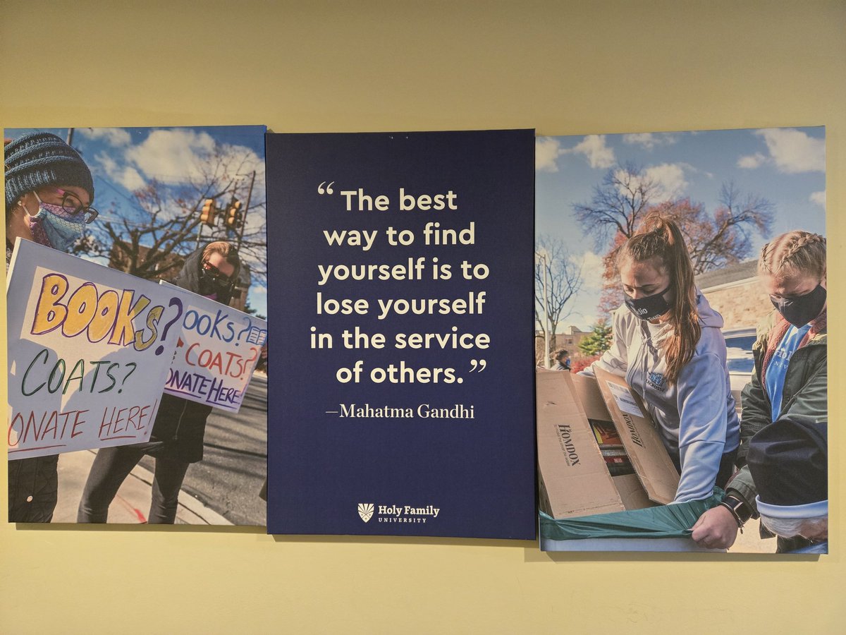 Prakash (@prakashpatel73) on Twitter photo Some messages cath you by surprise. While touring <a href="/HolyFamilyU/">Holy Family University</a>, I saw this 🖼 -had to pause and ask who are my 'others'?How do I lose myself in 'others'?..it's in creating opportunities where none exist for those I serve.True purpose is found in service.Who are your 'others'? Some messages cath you by surprise. While touring <a href="/HolyFamilyU/">Holy Family University</a>, I saw this 🖼 -had to pause and ask who are my 'others'?How do I lose myself in 'others'?..it's in creating opportunities where none exist for those I serve.True purpose is found in service.Who are your 'others'?