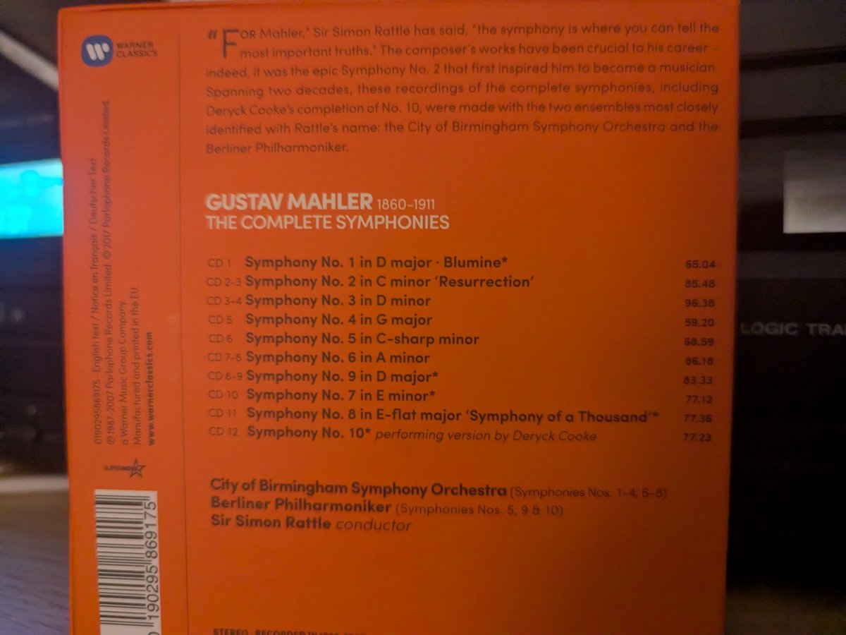 Andy Spencer (@andyspencer40) on Twitter photo This is a new experience for me. I've never properly listened through #Mahler symphonies before. I'm very much looking forward to this! <a href="/SirSimonRattle/">Sir Simon Rattle</a> <a href="/CBSOChorus/">CBSO Chorus</a> <a href="/CBSOYouthChorus/">CBSO Youth Chorus</a> <a href="/LSChorus/">London Symphony Chorus</a> <a href="/BerlinPhil/">Berliner Philharmoniker</a> <a href="/WarnerClassics/">Warner Classics & Erato</a> This is a new experience for me. I've never properly listened through #Mahler symphonies before. I'm very much looking forward to this! <a href="/SirSimonRattle/">Sir Simon Rattle</a> <a href="/CBSOChorus/">CBSO Chorus</a> <a href="/CBSOYouthChorus/">CBSO Youth Chorus</a> <a href="/LSChorus/">London Symphony Chorus</a> <a href="/BerlinPhil/">Berliner Philharmoniker</a> <a href="/WarnerClassics/">Warner Classics & Erato</a>