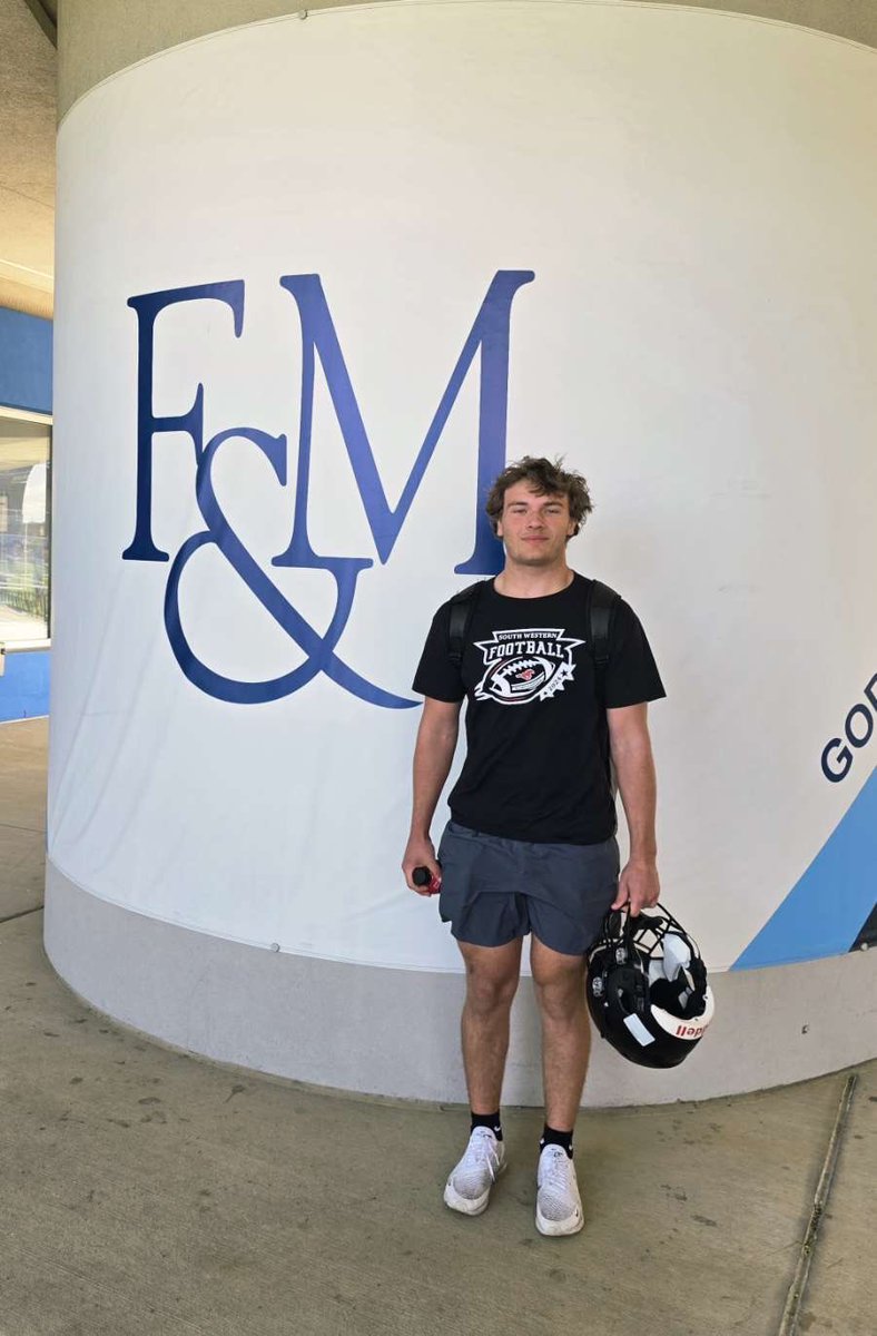 Kyle Stup (@kyle_stup) on Twitter photo Had a great camp at <a href="/FandMCollege/">Franklin & Marshall</a>
Thank you <a href="/Coach_Q41/">Matt Quattrone</a> for the invite
<a href="/TonyShermeyer/">Tony Shermeyer</a> <a href="/mustangs_swfb/">South Western Mustangs Football</a> <a href="/FandMFootball/">F&M Football</a> Had a great camp at <a href="/FandMCollege/">Franklin & Marshall</a>
Thank you <a href="/Coach_Q41/">Matt Quattrone</a> for the invite
<a href="/TonyShermeyer/">Tony Shermeyer</a> <a href="/mustangs_swfb/">South Western Mustangs Football</a> <a href="/FandMFootball/">F&M Football</a>