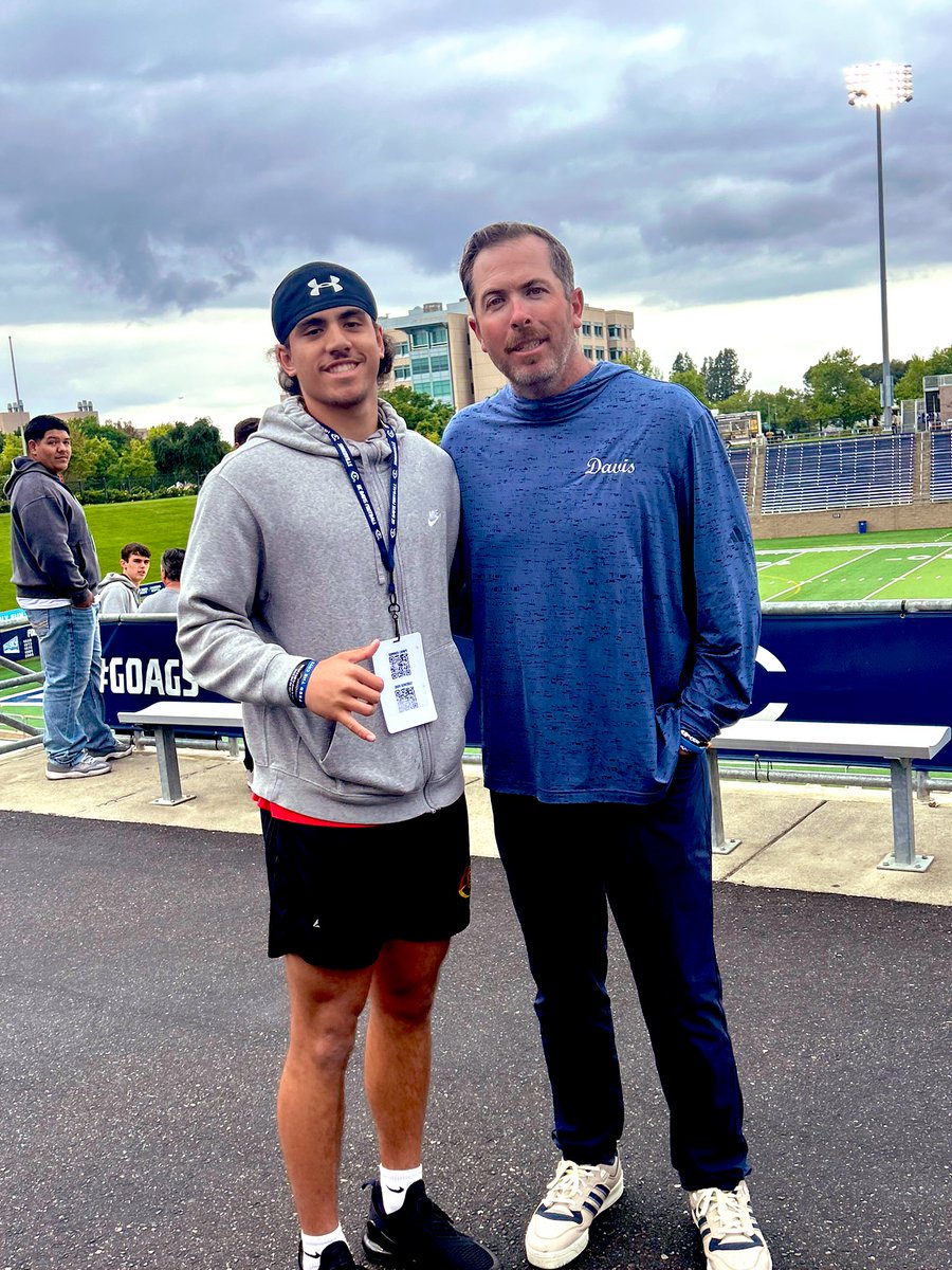 drewiuli_2026's tweet photo. Thank you UC Davis football and all the coaches had a great time Junior Day yesterday. Love the facilities and everything the program has to offer academics/athletics. Good luck on the season @AfatoNick @TheCoachHicks5 @VintagePlough @iuliuriah2026 @Vakatapu_Kafoa @grind_30 @tiuli24 @ManuRaymonRolls