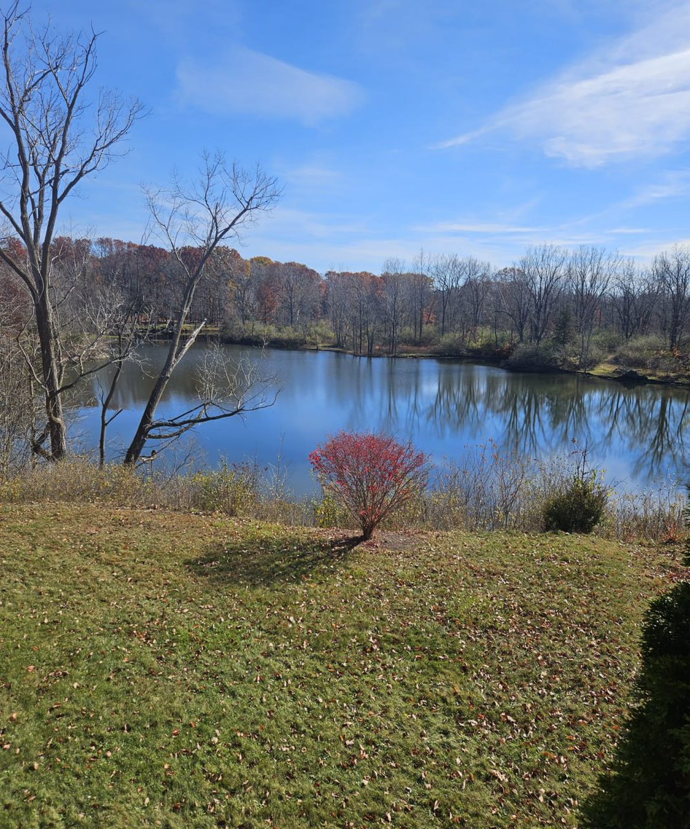 I have a house in a cove near the Grand River.