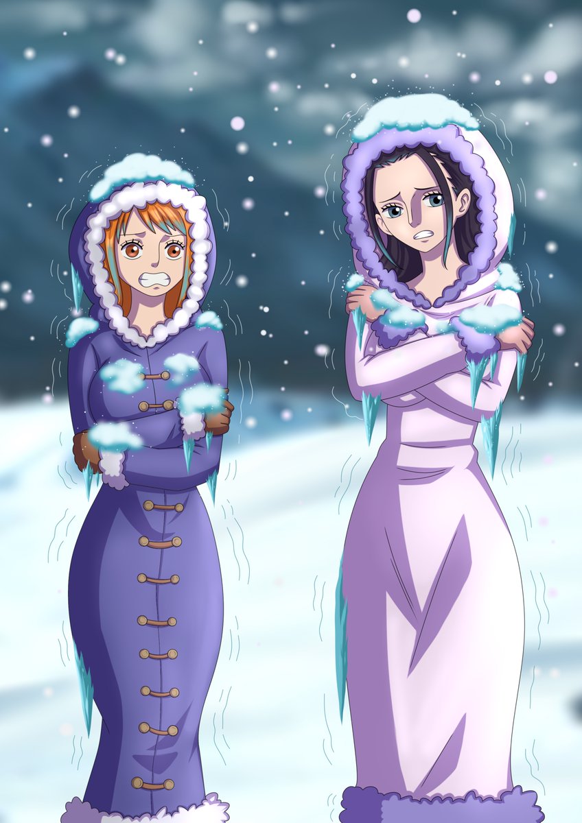 Robin and Nami are cold
One Piece Commission 

#commission #robin #nami #onepiece