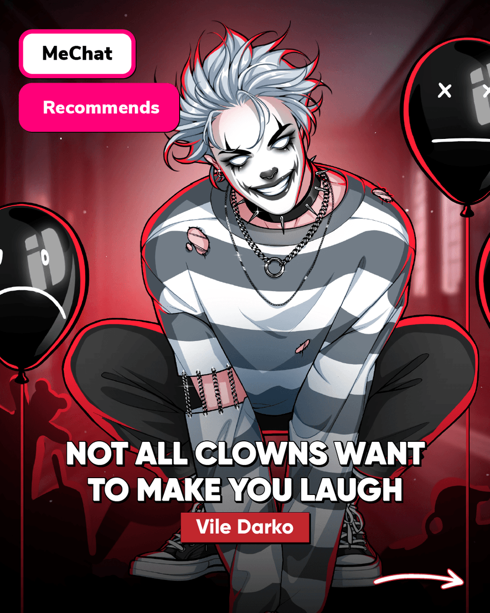 MechatLove's tweet photo. If you’ve already met him — share your impressions! 
If not — tap the link and search Vile Darko🖤
https://t.co/wpStn4RL6G

Here are 3 reasons why you should dive in:
🎭 Love solving mysteries? Try to handle what Vile has prepared for you.
🎭 Always wanted to try something crazy? This is your chance.
🎭 A dark romance rollercoaster that’ll leave you breathless — and screaming for more.