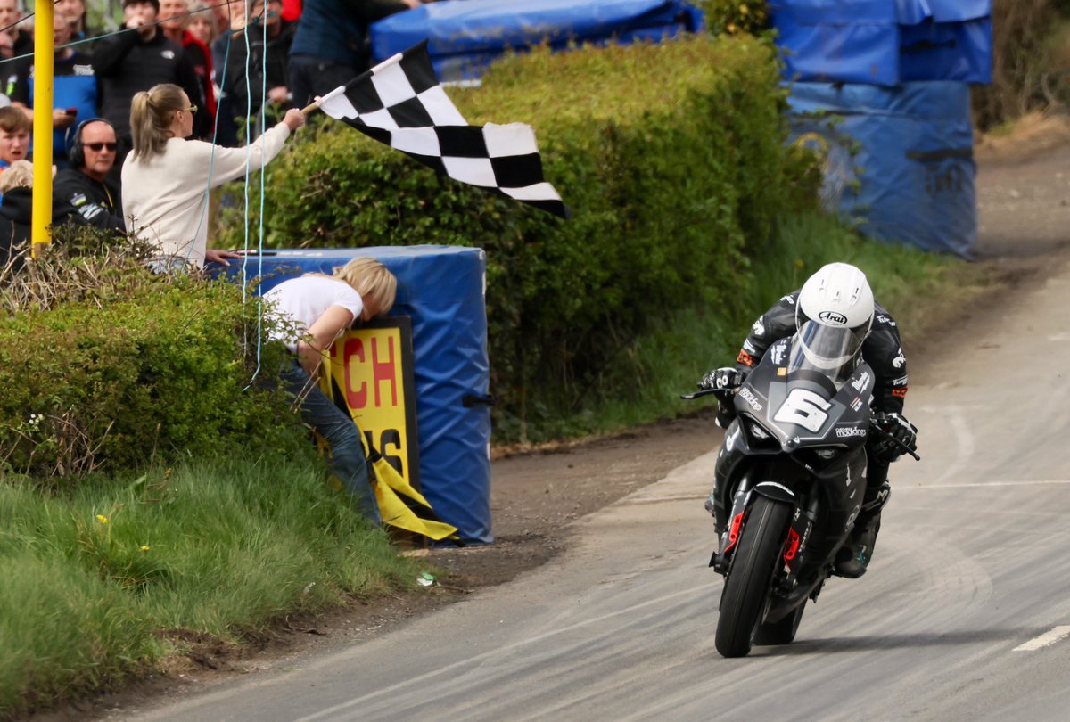 Two worlds collide- as <a href="/M_Dunlop3/">Michael</a> takes the chequered flag to win the Supersport race <a href="/cookstown100/">cookstown 100</a> Jenny frantically searches for the 10p she dropped down the back of the recticel…..!