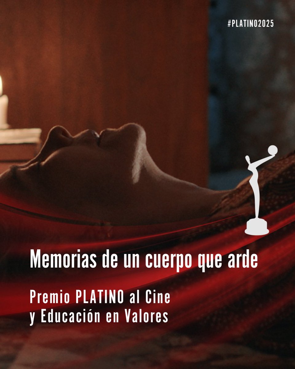 <a href="/MADRID/">Ayuntamiento Madrid</a> El Premio PLATINO al Cine y Educación en Valores es para Memorias de un cuerpo que arde.

#PLATINO2025
@madrid