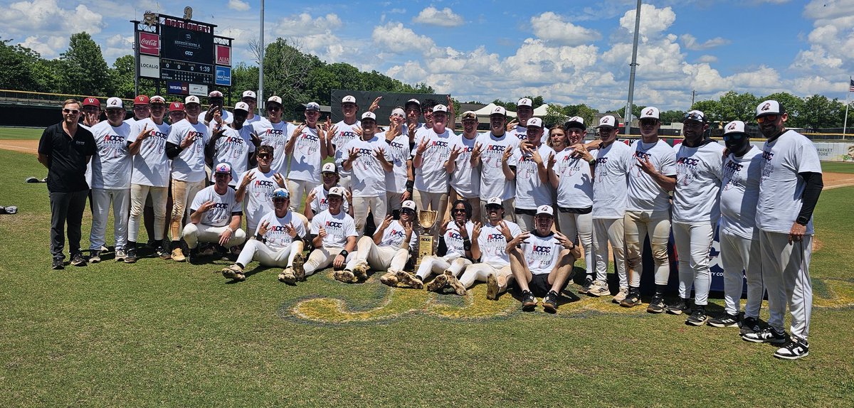 ACCC (@acccathletics) on Twitter photo Congratulations to <a href="/govbaseball/">Wallace-Dothan Baseball</a> on capturing the <a href="/acccathletics/">ACCC</a> Division II Baseball Championship. They now advance to the <a href="/NJCAABaseball/">NJCAA Baseball</a> Division II South District Championship vs. the <a href="/TheFCSAA/">FCSAA</a> champion May 9-11 at <a href="/TroyTrojansBSB/">Troy Baseball ⚔️</a>. Congratulations to <a href="/govbaseball/">Wallace-Dothan Baseball</a> on capturing the <a href="/acccathletics/">ACCC</a> Division II Baseball Championship. They now advance to the <a href="/NJCAABaseball/">NJCAA Baseball</a> Division II South District Championship vs. the <a href="/TheFCSAA/">FCSAA</a> champion May 9-11 at <a href="/TroyTrojansBSB/">Troy Baseball ⚔️</a>.