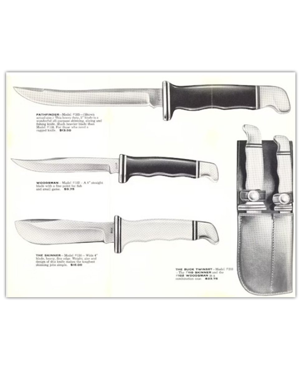 BuckKnives1902's tweet photo. Sunday History – Chapters 8 &amp; 9
In the ‘60s, Buck became a corporation and hit the road to grow the brand. With new products and the Lifetime Guarantee, the foundation was set.

Read more: https://t.co/FiXYaN31KL

#BuckKnives #SundayHistory #KnifeHeritage #LifetimeGuarantee https://t.co/wIrvqnLTiw