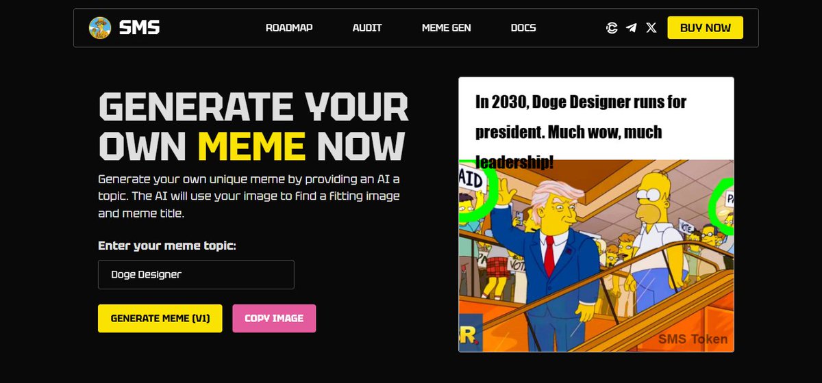 Simpsons $SMS tweet media