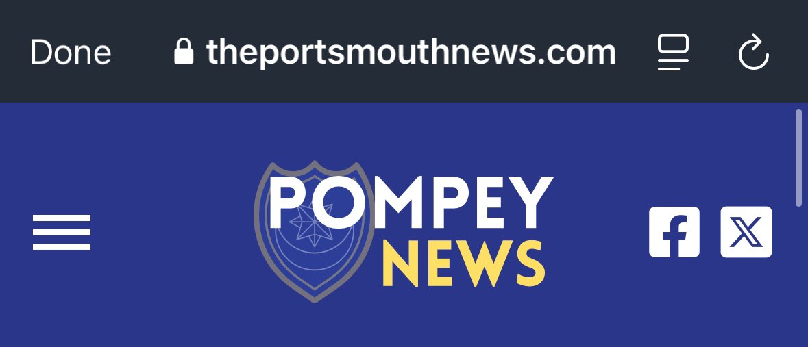 I’m sure it’s a mere coincidence they share our name and it is in no way a shameless attempt to get people to visit their website and read nonsense like this. So, just to emphasise, it has absolutely nothing to do with us. #Pompey