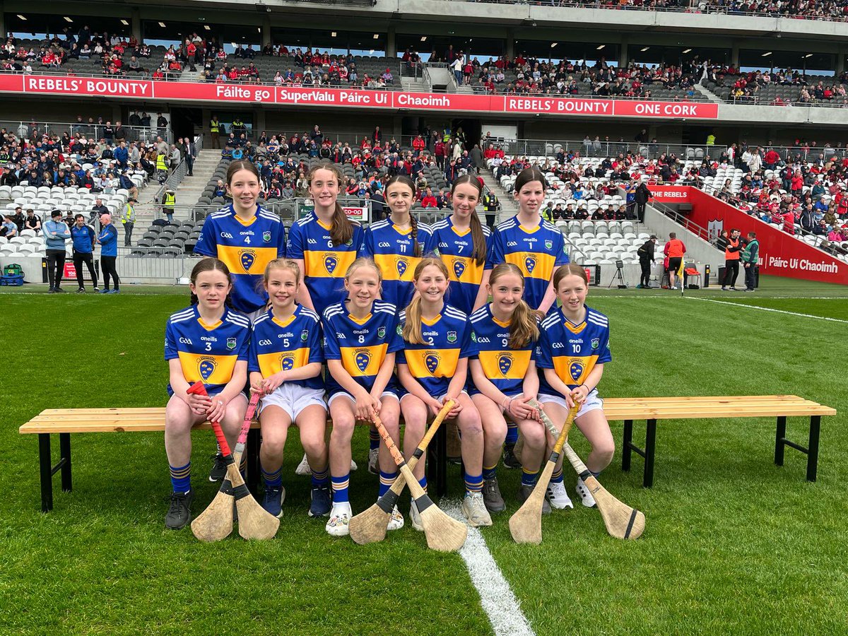 Tipperary Cumann na mBunscol (@tippcumannambun) on Twitter photo Very proud of our Primary Game Camogie team who served up an exhibition of hurling in Páirc uí Chaoimh today.
Some future <a href="/camogietipp/">Tipperary Camogie</a> stars on show!
Well done girls; hope you had a wonderful day!
🇺🇦😊 Very proud of our Primary Game Camogie team who served up an exhibition of hurling in Páirc uí Chaoimh today.
Some future <a href="/camogietipp/">Tipperary Camogie</a> stars on show!
Well done girls; hope you had a wonderful day!
🇺🇦😊