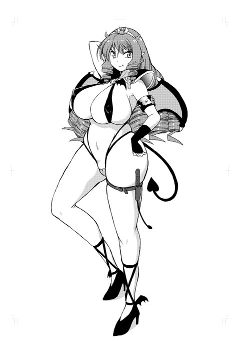 ふた〇り最終話キャラデザ、諸事情で変身ヒロインエロゲ風に。
理想の絵柄の麓まで来た感じ。
通るかな?どうかな? 